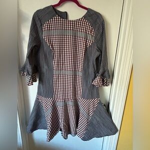 Badgley Mischka Dress size 14 - plaid
